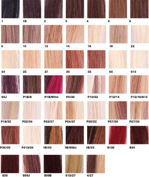 Salon Colour Chart